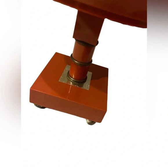 Vintage Red Art Deco Bathroom Soap Dish Holder MCM - Picture 8 of 9